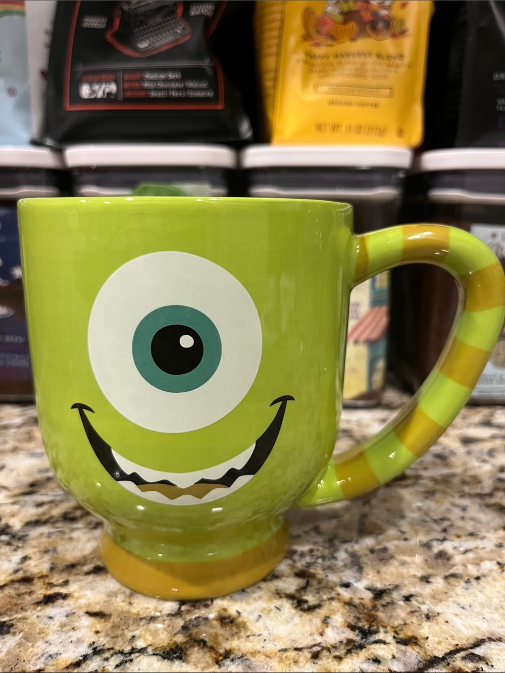 Disney Parks Monsters Inc Mike Wazowski Mug Cup